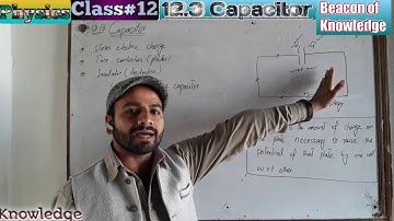 12.3 Capacitor Physics  Urdu /Hindi  ch12 Class12 Lec#16 By Sir. Engr.Muhammad Abbas Raza