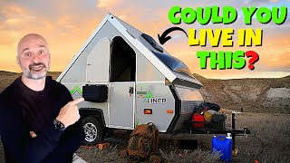 ALINER Camping Travel Trailer Tours (Could I FULL TIME RV in an Aliner?)