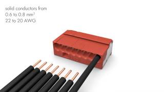 WAGO 243 Series Micro Push Wire Connector