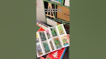 Unboxing an art advent calendar #adventcalendar #art #unboxing #artsupplies