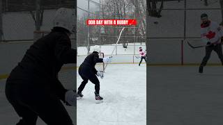 ODR with a good buddy is unbeatable 🤝 #hockey #pavelbarber #friends
