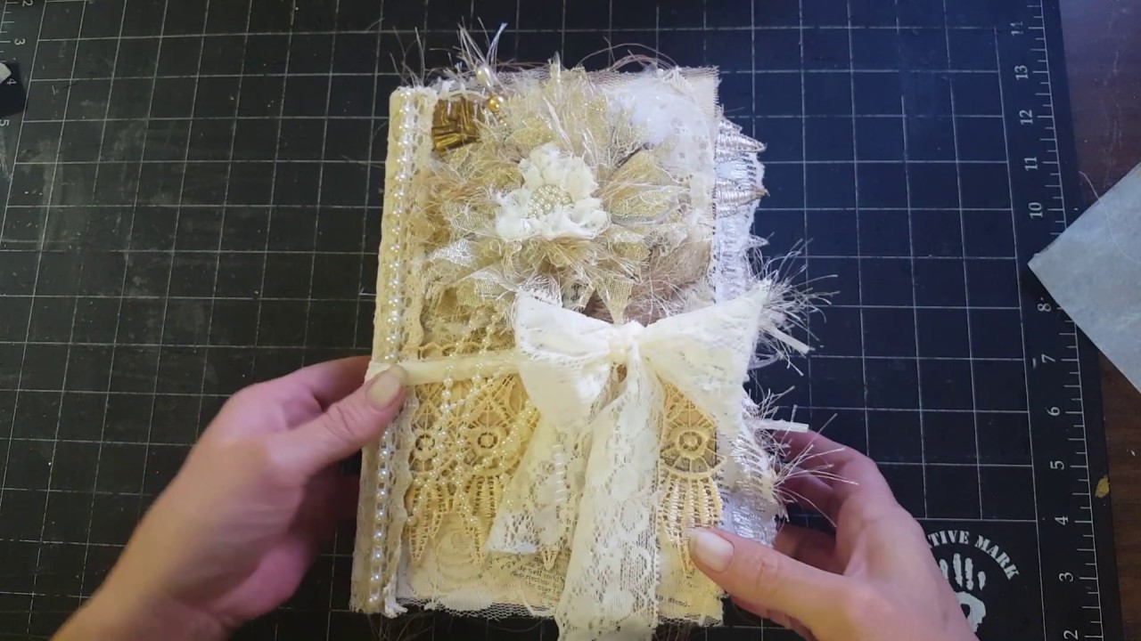Vintage Shabby Chic Wedding Guest Book/Journal for my Etsy Shop