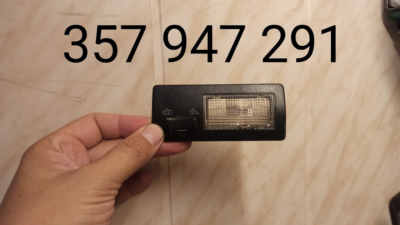 Как подключается потолочный свет задних пассажиров ваг 357 947 291 на ...
