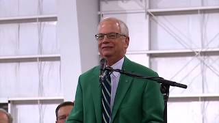 Marshall breaks ground for new baseball stadium.