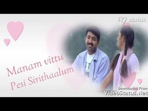 Neeyum Naanum Vegu Neram Manam Vittu Pesi Sirithaalum Piriyum Poluthil Sila Nodigal Mounam Kolvathu