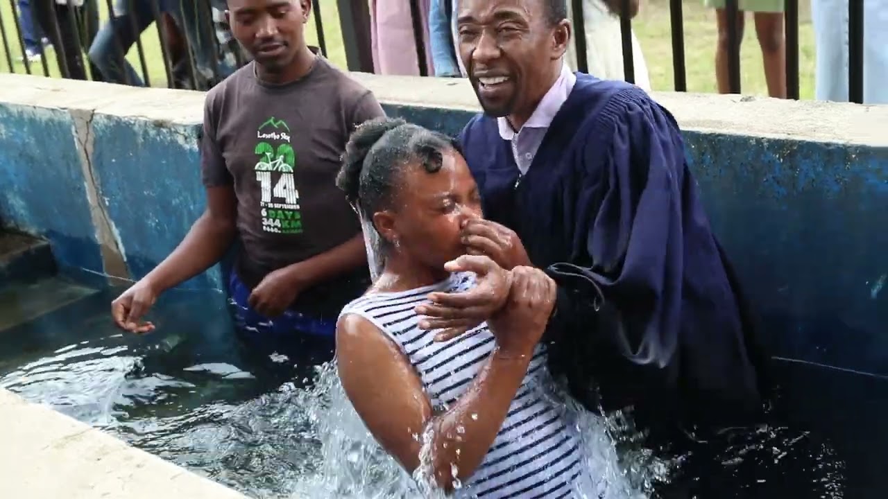 Baptism: an outward expression of an inward transformation.