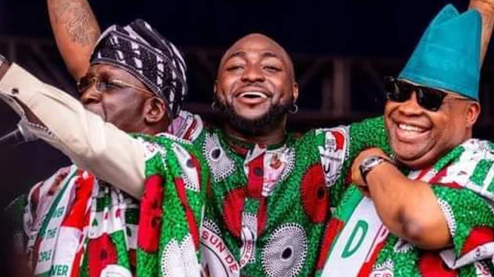SEE HOW DAVIDO STORM PDP RALLY IN OSUN TO SUPPORT HIS UNCLE ADEMOLA ADELEKE