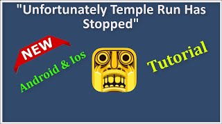 How To Fix Unfortunately TempleRun App Has Stopped Error Android & Ios - 2022