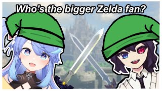 Kanra and Dottovu challenge each other on who's the bigger Zelda fan