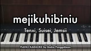 mejikuhibiniu - Tenxi, Suisei, Jemsii | Piano Karaoke by Andre Panggabean