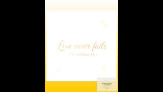 Love Never Fails Duvet Cover – Bible Quote Microfiber Bedding