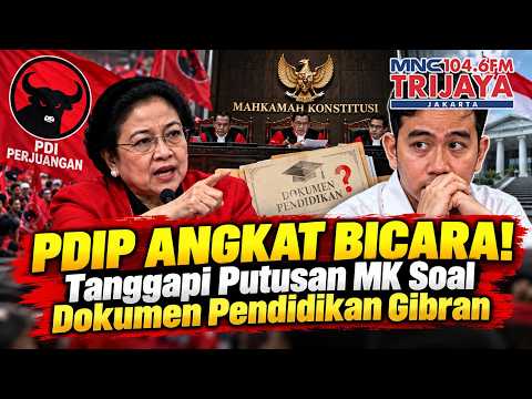 PDIP Speaks Out on Constitutional Court Ruling Regarding Gibran's Educational Documents, What Is ...