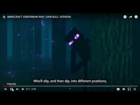 MINECRAFT ENDERMAN RAP.