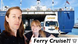 LUXURIOUS?! Ferry crossing Cook Strait in New Zealand Camper Van | North Island to South Island