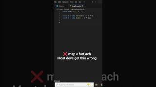 Most Devs Confuse map & forEach 😱