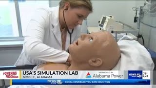 Future healthcare providers gain experience at USA Simulation Lab