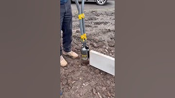 DIGGING Fence Post Holes with the ROUGHNECK Heavy Duty Post Hole Digger