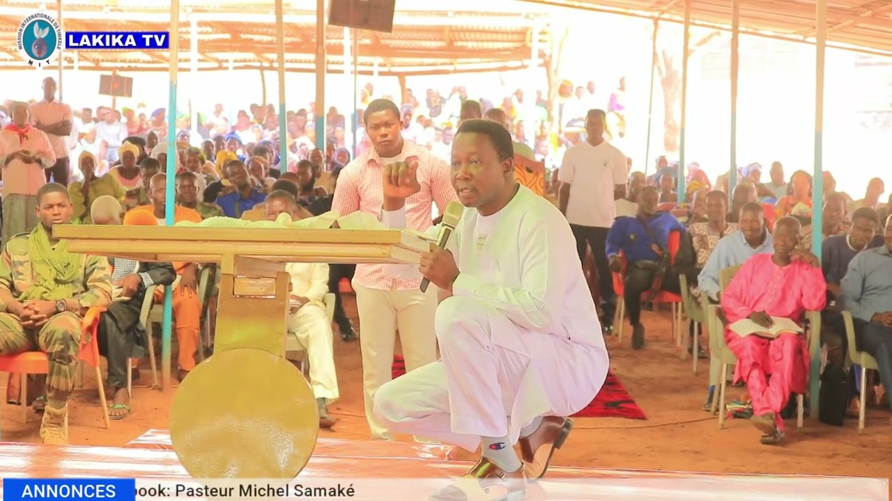 Pasteur Michel Samaké - Culte à Lakika le 05/03/2023