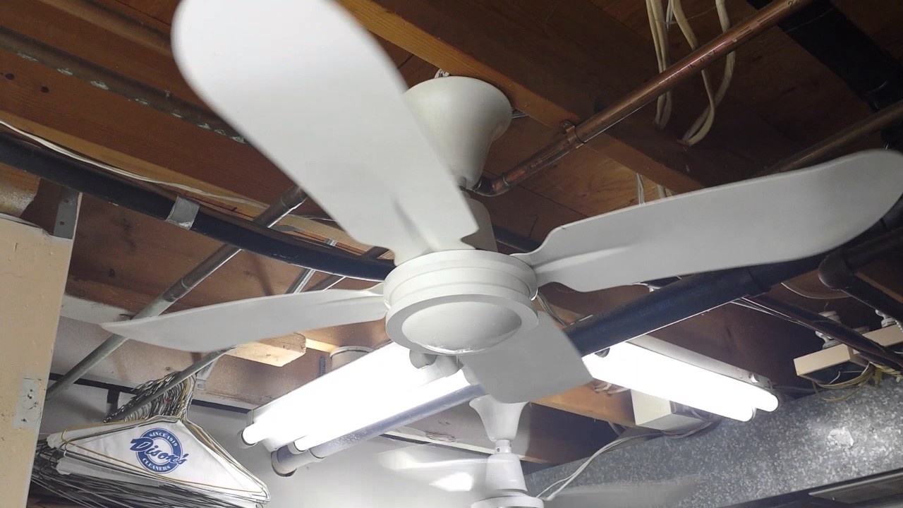 Preheat Fluorescent Fixtures, Industrial Ceiling Fans in my laundry room UPDATED YouTube