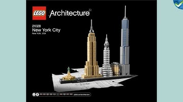 21028 LEGO® Architecture New York City Manual at the Brickmanuals Instruction Archive