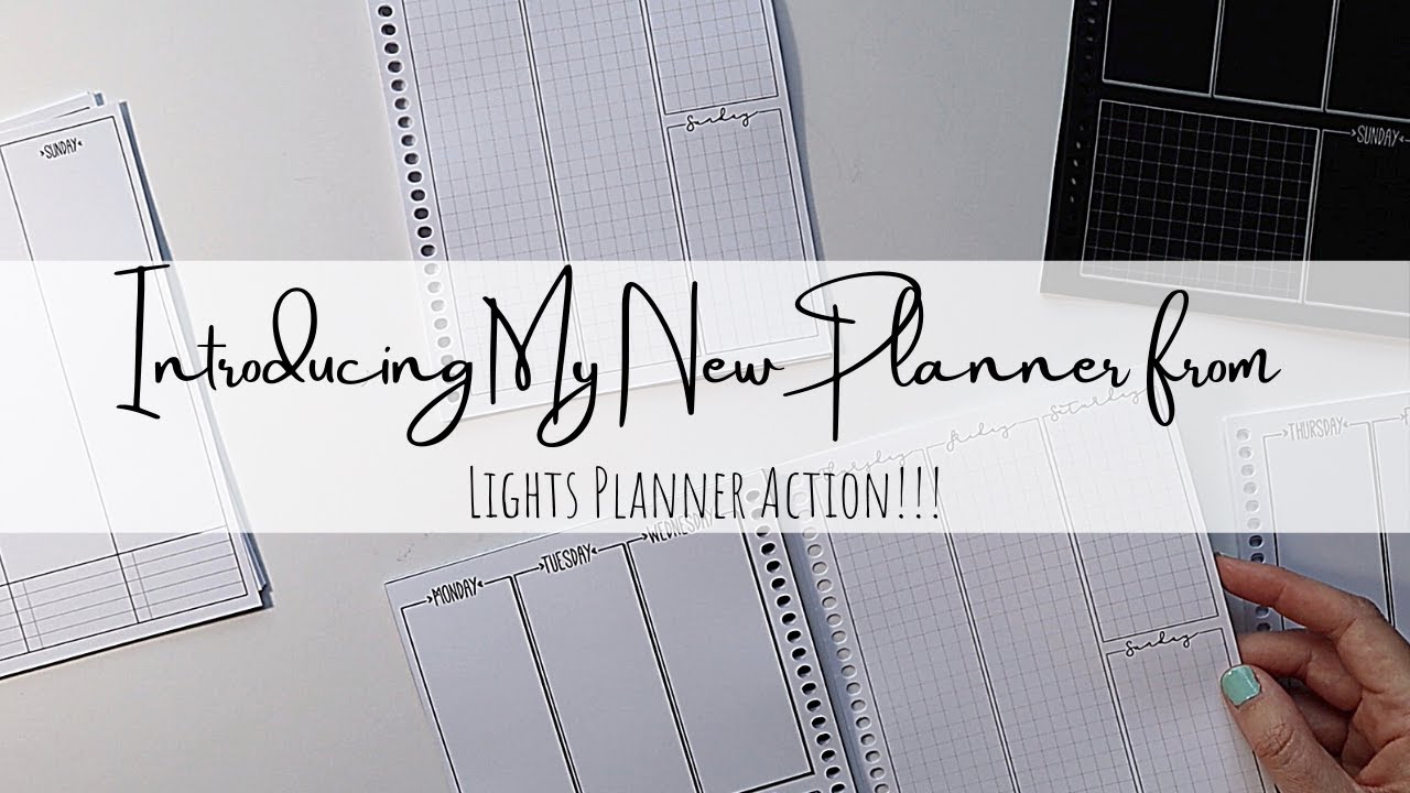 Introducing My New Lights Planner Action B6 Coil Planner - YouTube