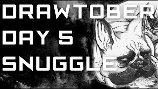 Drawtober day 5: Snuggle