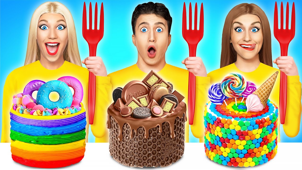 ⁣केक vs असली खाना #1 | सिर्फ केक की तरह दिखने वाला खाना खाना Multi Do Challenge