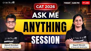 Information CAT 2026: Ask Anything, Clear Every Doubt! | Live AMA with Sayali Ma’am and Maruti Sir News
