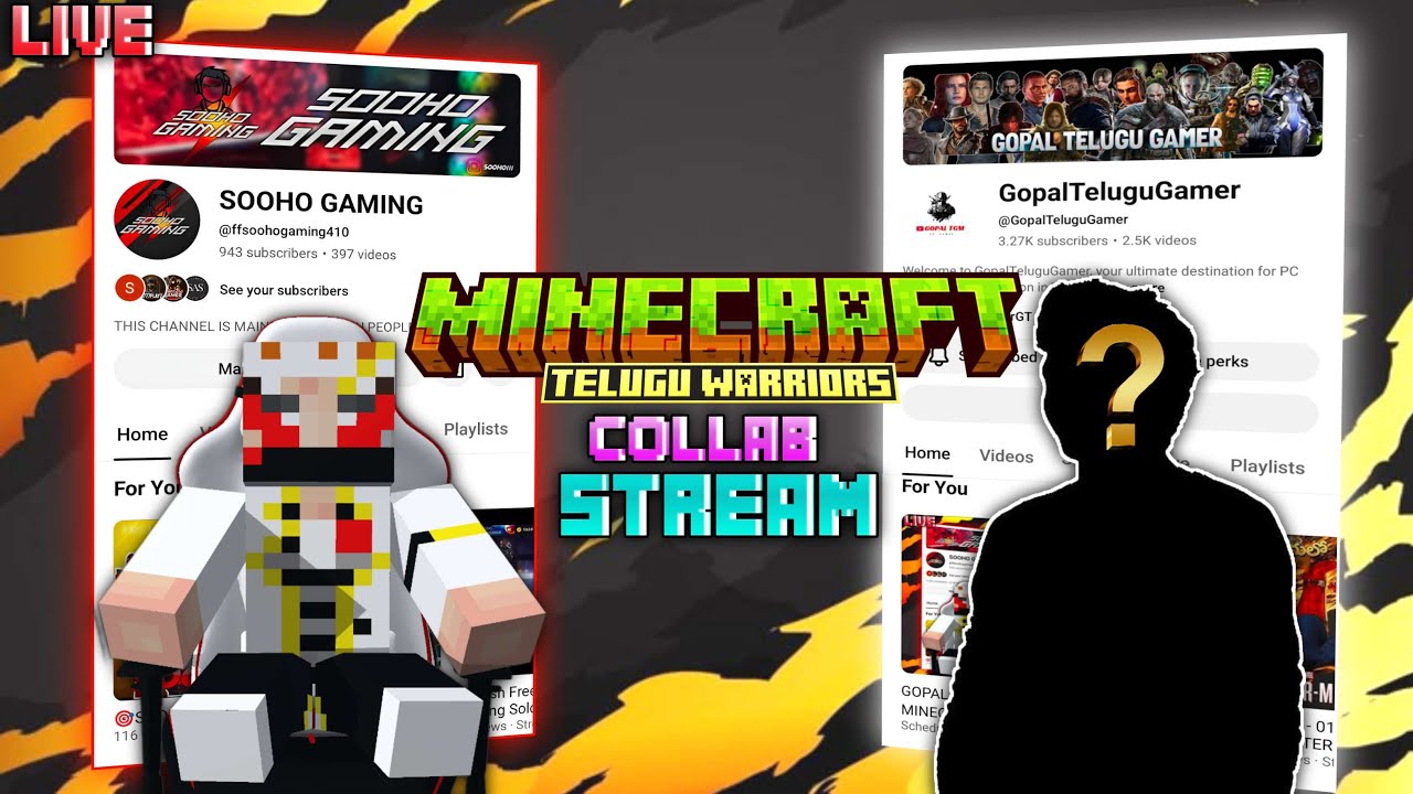 GOPAL TELUGU GAMER: స్పెషల్ MINECRAFT LIVE స్ట్రీమ్! 🔥