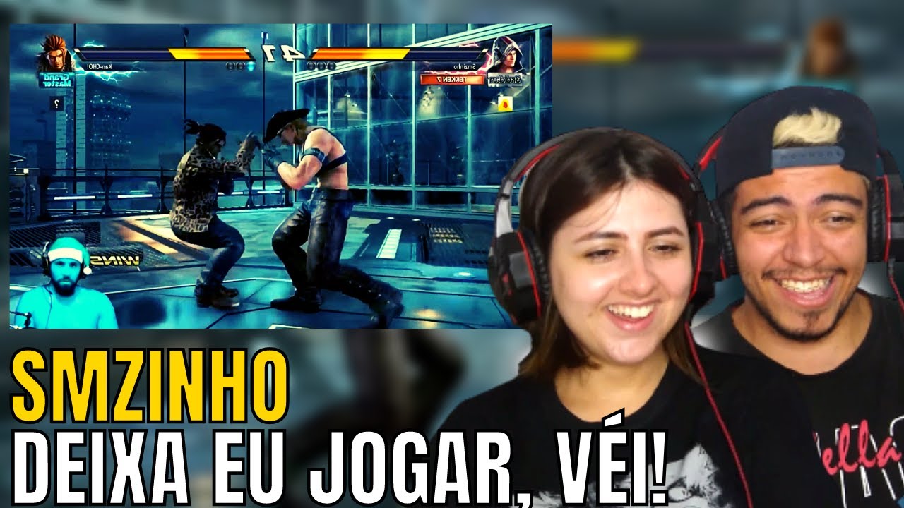(MUITO ENGRAÇADO 🤣) REACT Smzinho Melhor rage Tekken 7 #34 D novo esse cara | CASALZINHO