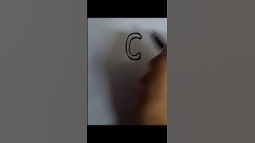 How to draw 3d Letter C #draws #art #drawingskill #short