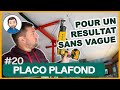 Plafond suspendu en placo  mes astuces et conseils de pose