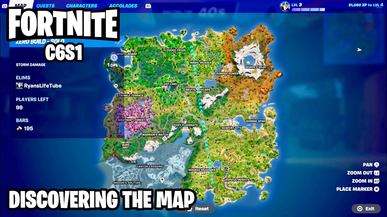 Fortnite C6S1 #04 | Discovering the Map - YouTube