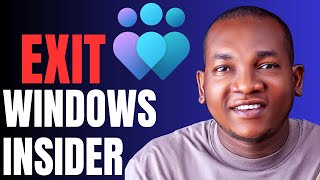 how to leave windows insider program