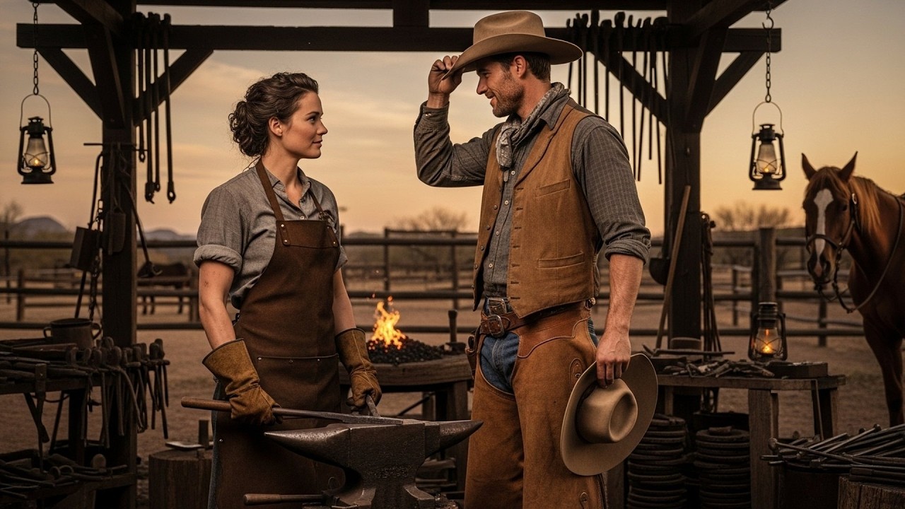 Blacksmith's Daughter Forged Horseshoes, The Cowboy Who Admired Her Strength And Asked Her To Dance