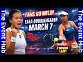 Alexandra Eala on March 7 – Fans Go WILD at BNP Paribas Open!