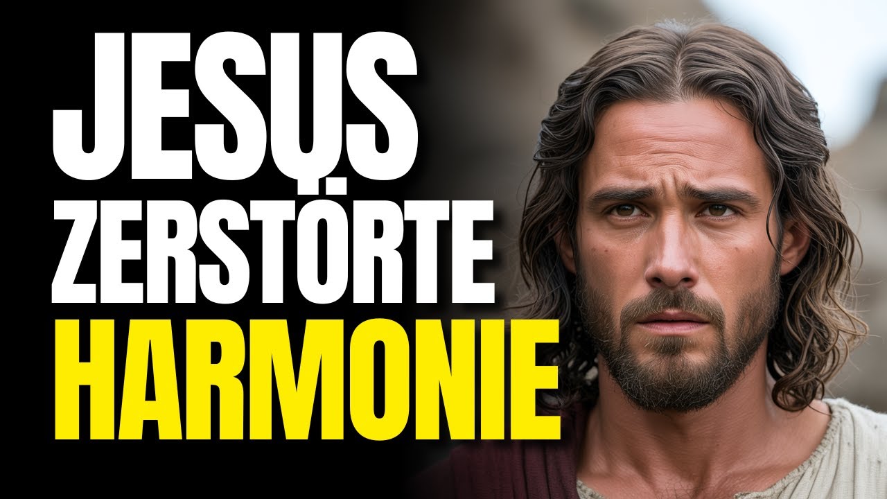 Jesus wollte keine Harmonie – was ihm wichtiger war als Frieden