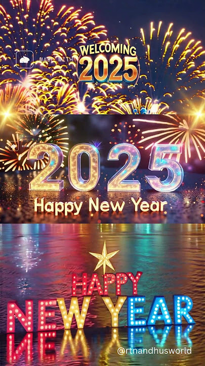 Welcoming Happy New Year 2025| Happy New Year WhatsApp Status 2025 |  Happy New Year 2025