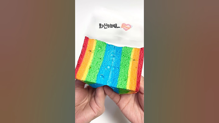 요즘 핫한 퐁신당수제마시멜로 레인보우🌈