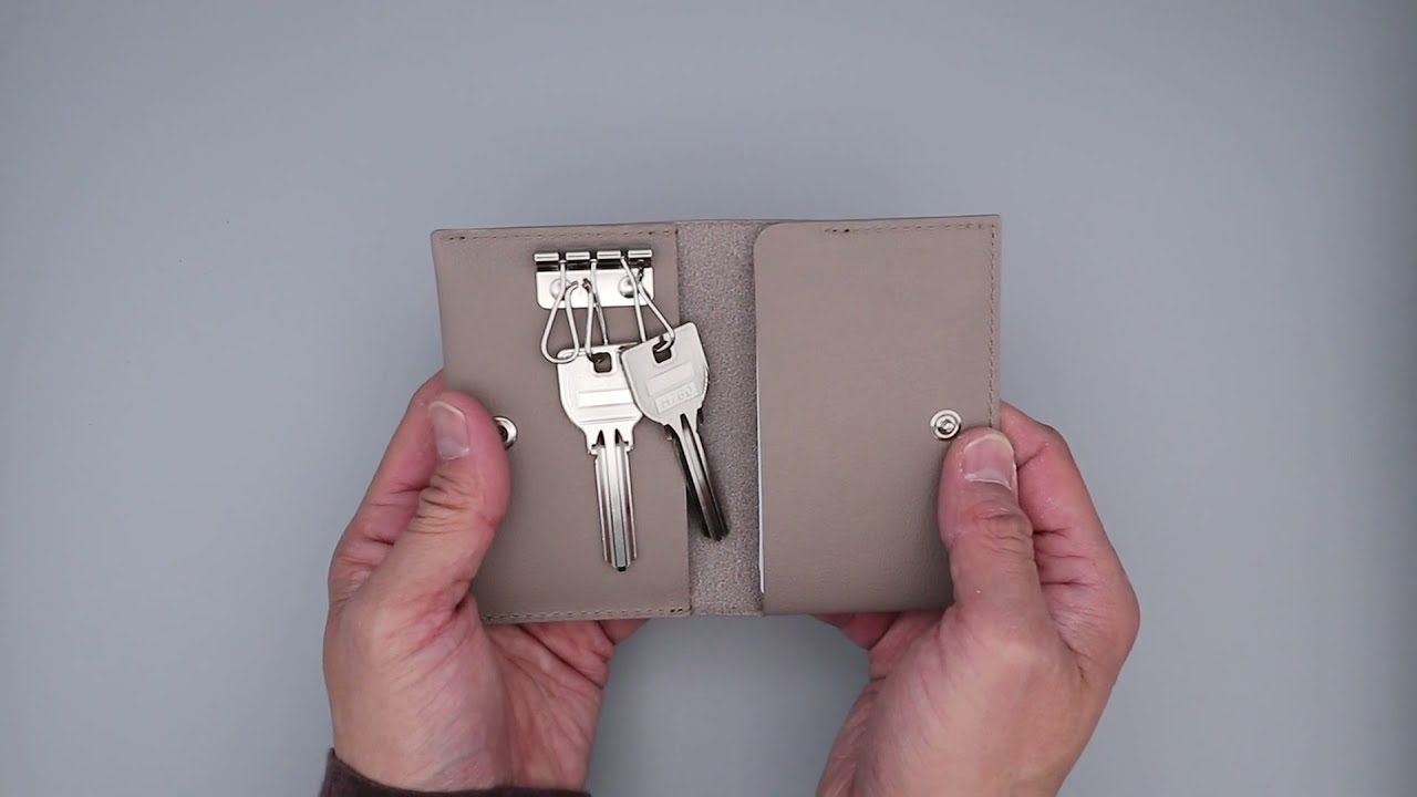 sugata - 「併せ持つ」二つ折りキーケース 銀スリ | corne/コルネ