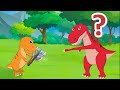 Dinosaur And The Tale of the Three Axes | Dinosaur Family With Happy Forest