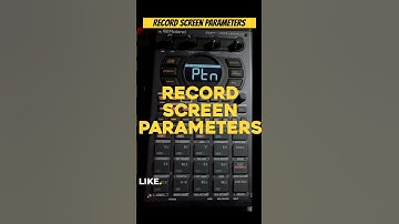 Record Screen Parameters For SP-404 MK 2 #sp404mk2 #shorts