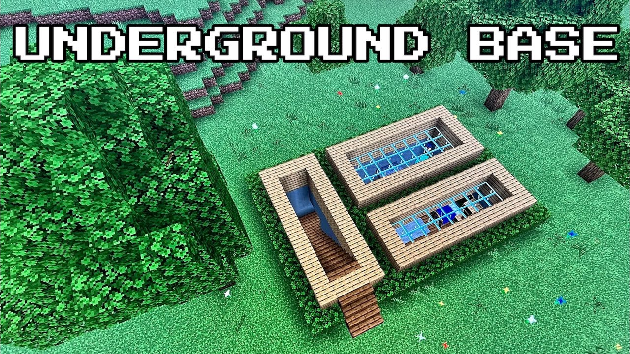 Minecraft Tutorial: How To Build A Underground Base! (2) - YouTube