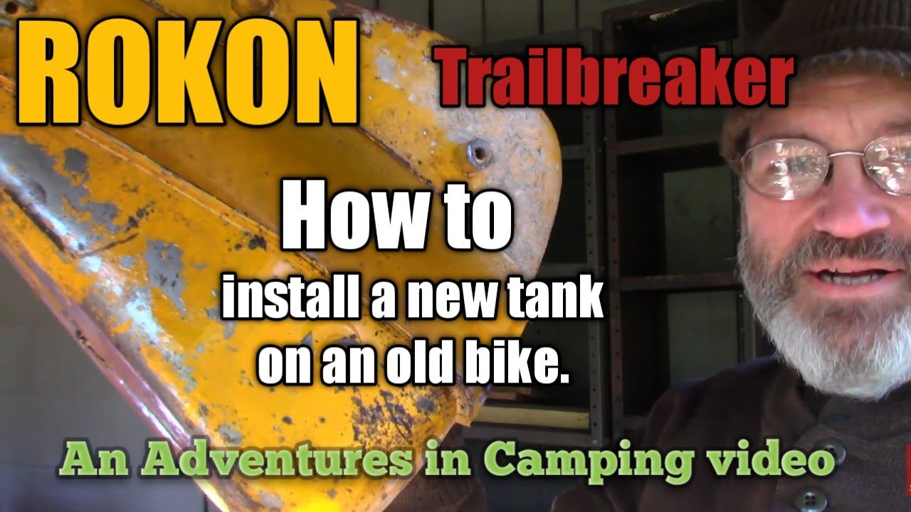 ROKON, How to Install a new metal tank on an old 69 MKIII ROKON - YouTube