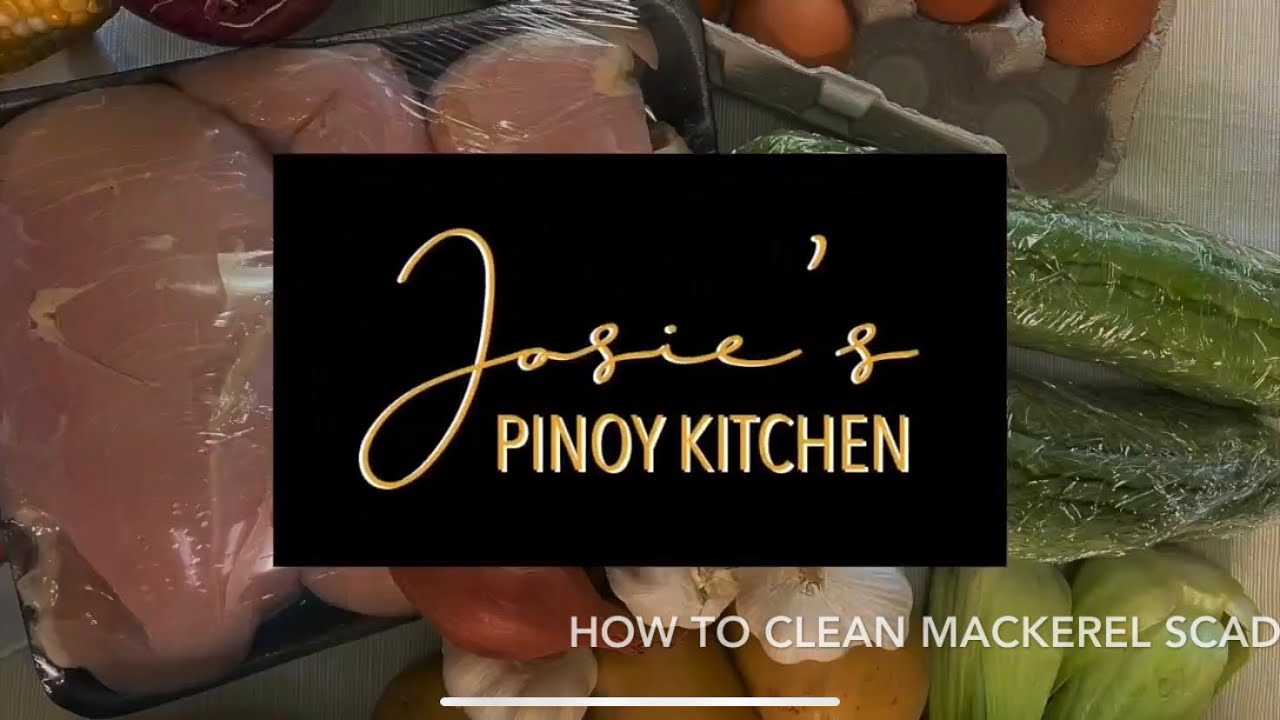 How to clean a Mackerel Scad Tutorial