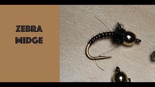 How to Tie a Zebra Midge - Fly Tying Tutorial