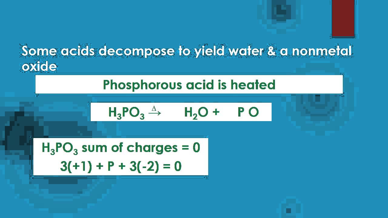 Predicting products of chemical reactions (Special cases)