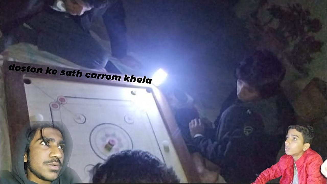 Doston ka sat carrom khela bhut maza aya YouTube