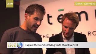 temi at IFA Berlin  -  Live on China Global TV Network