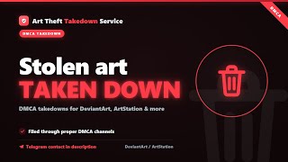 Stolen Artwork Removal Service — DMCA Takedowns Fast